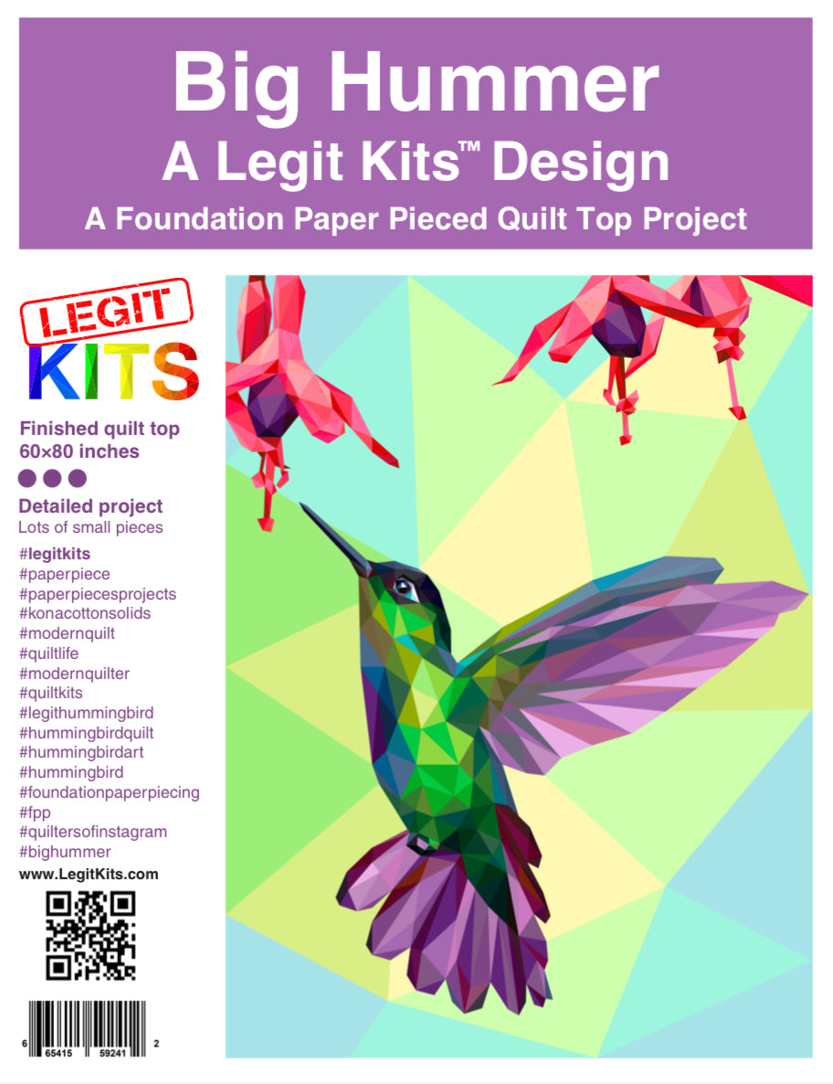Big Hummer Quilt Kit