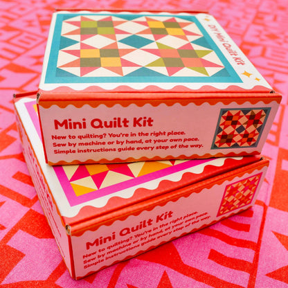 Mini Quilt Kits - Pink