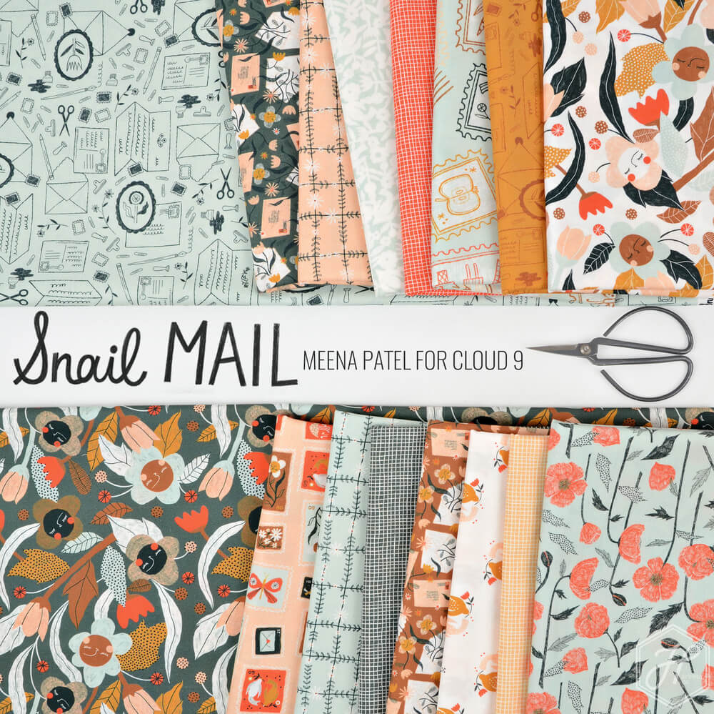 Snail Mail by Cloud9 - 10" Squares (42 Squares)