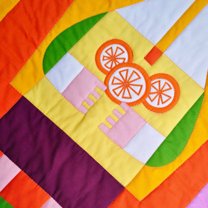 Mary Blair™ Lemonade Girl and Watermelon Boy Quilt