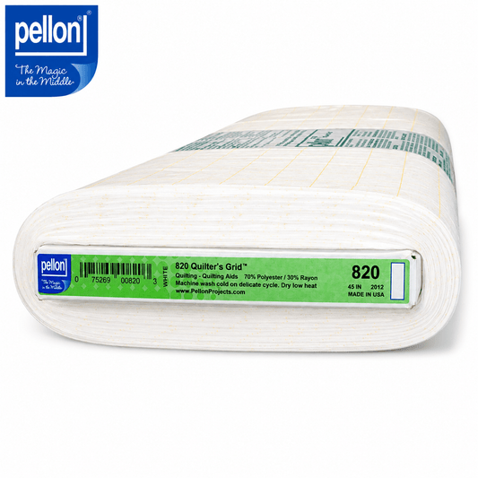 Pellon® 820 Fusible Quilter's Grid™ 45" x 10 yard Bolt (White)