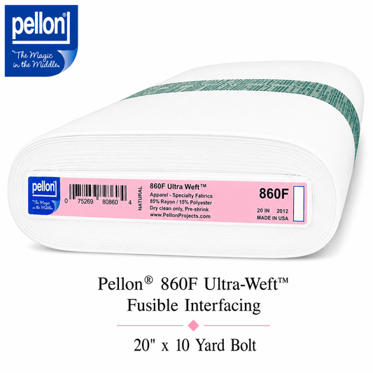 Pellon® 860F Ultra-Weft™ Fusible Interfacing 20" x 10 Yard Bolt (White)