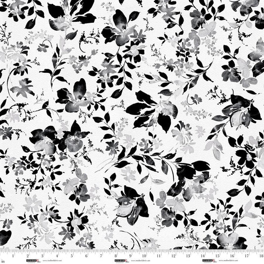 Garden Whispers 118" Off-White Cotton Wideback Fabric per yard