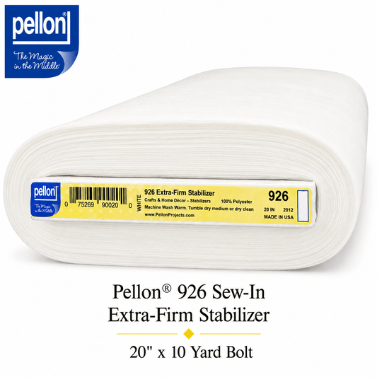Pellon® 926 Sew-In Extra-Firm Stabilizer – White – 20" x 10 Yard Bolt