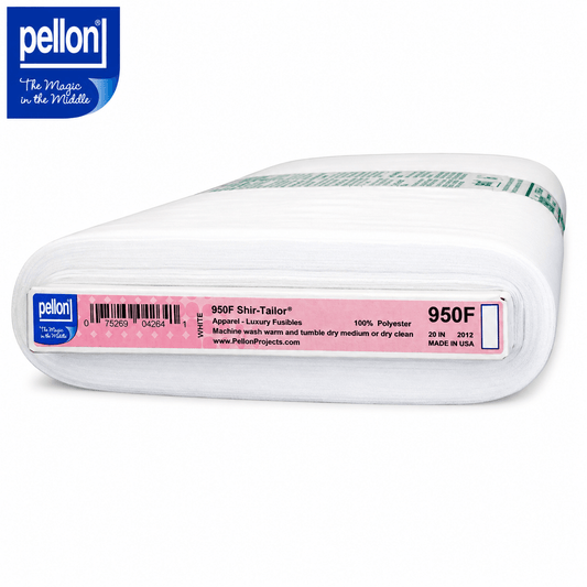 Pellon® 950F ShirTailor® Interfacing 20" x 10 yard Bolt (White)