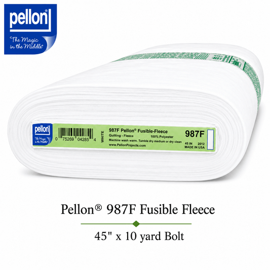 Pellon® 987F Fusible Fleece – 45" x 10 yard Bolt (White)