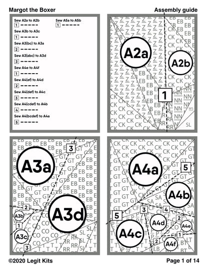 Margot the Boxer Pattern