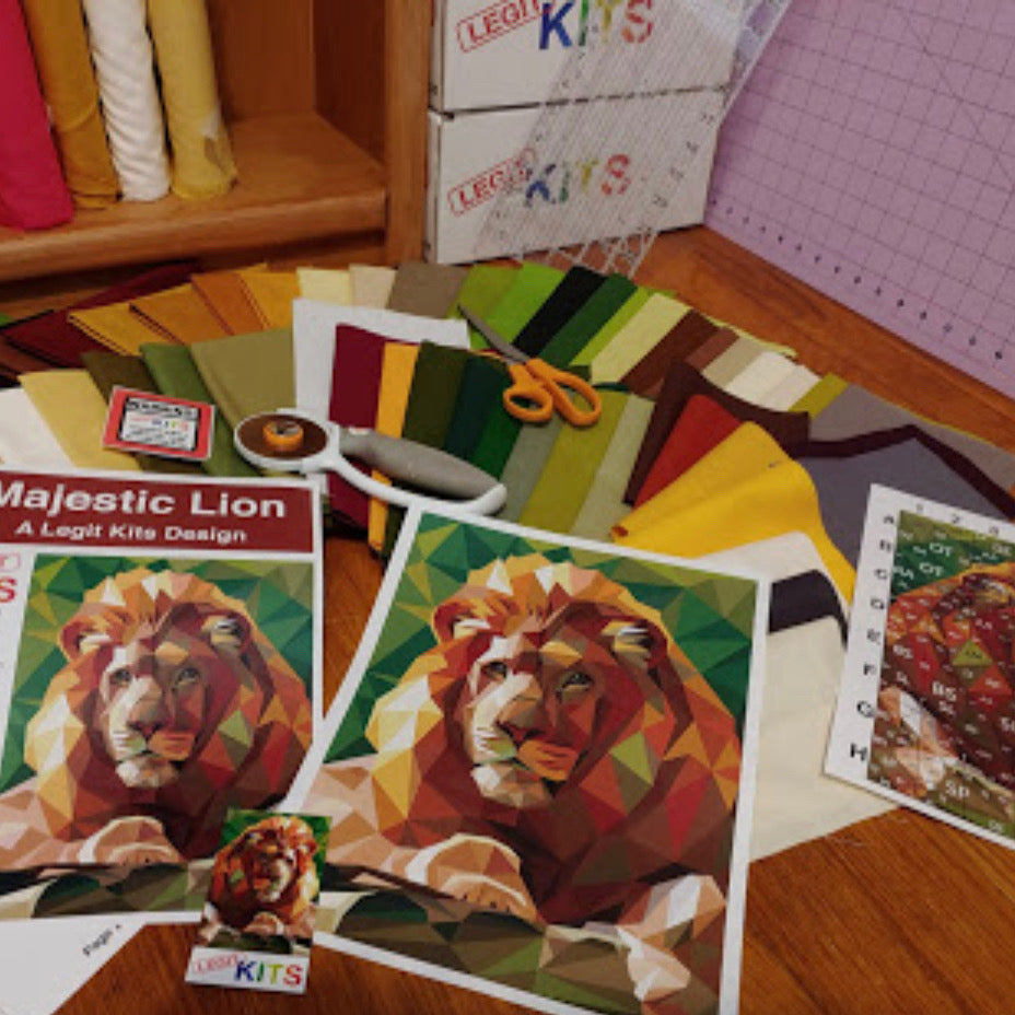 Lion Quilt Kit