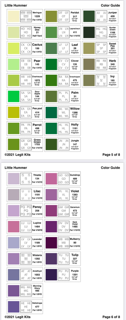 Little Hummer Quilt Kit