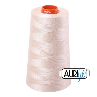 Aurifil Mako 50 wt Cotton Thread 6,452 yd Cone - Light Sand