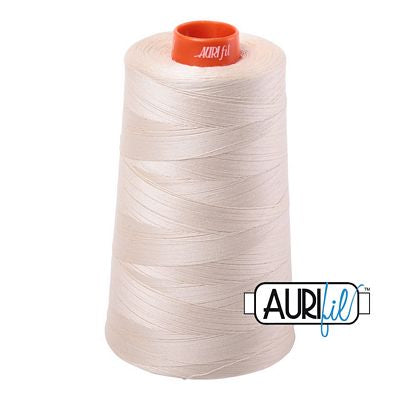 Aurifil Mako 50 wt Cotton Thread 6,452 yd Cone - Light Beige