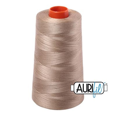 Aurifil Mako 50 wt Cotton Thread 6,452 yd Cone - Linen