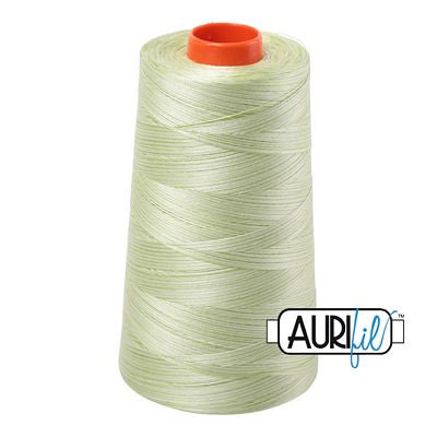 Aurifil Mako 50 wt Cotton Thread 6,452 yd Cone - Spring Green