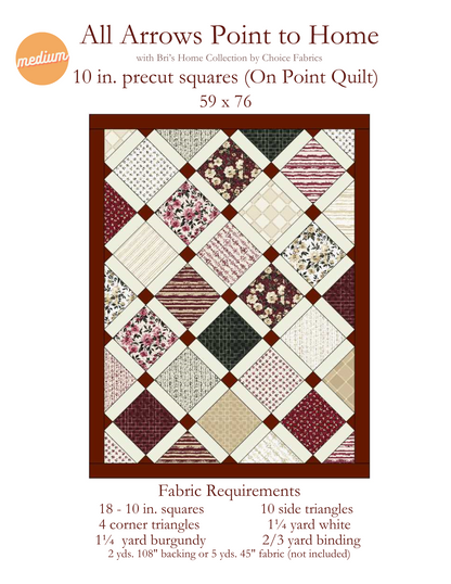 All Arrows Point to Home - Quilt Kit