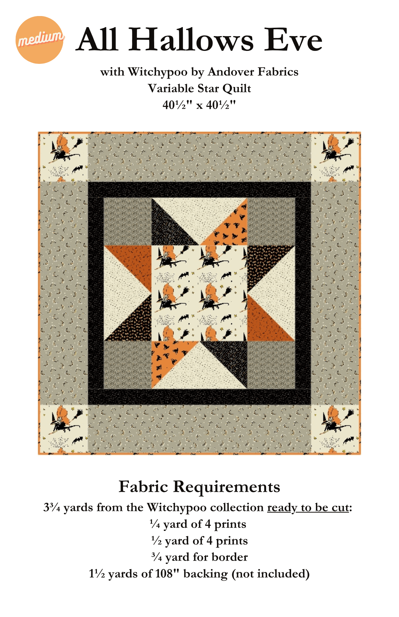 All Hallows Eve - Quilt Kit