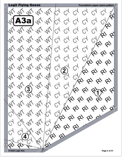 Flying Geese Quilt Kit