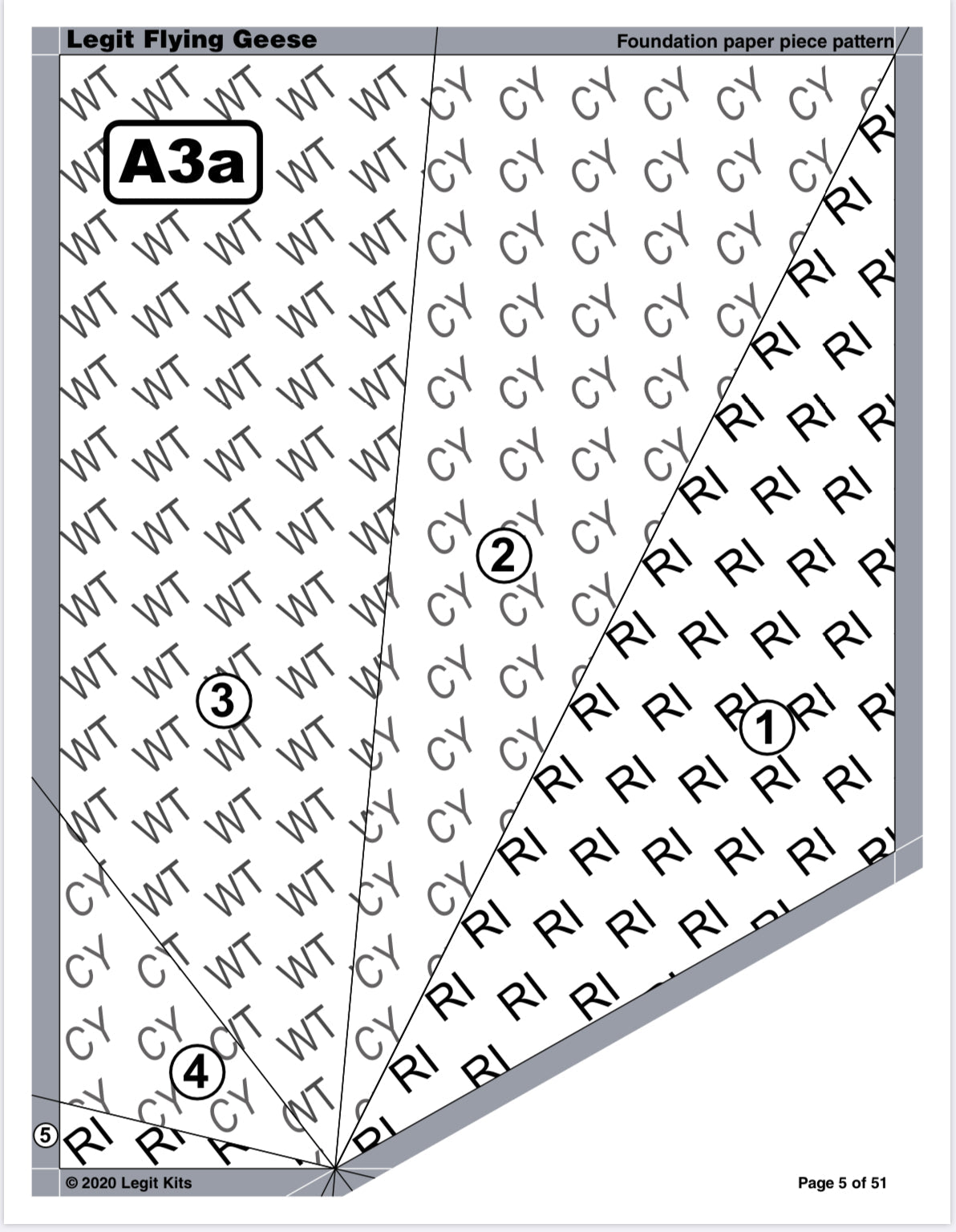 Flying Geese Pattern