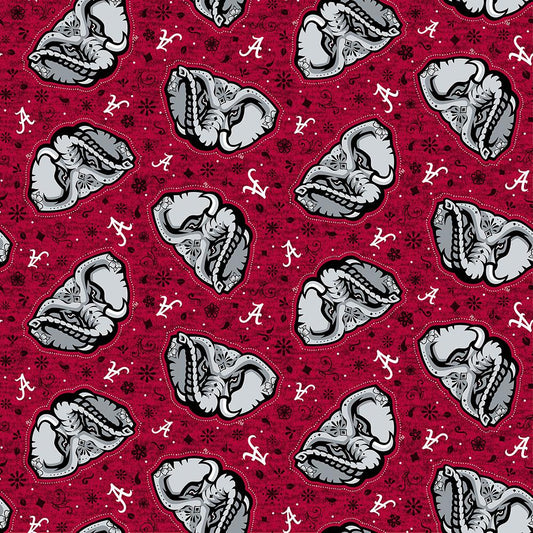 Alabama Crimson Tide - Tossed Elephant (3-Yard Pack)