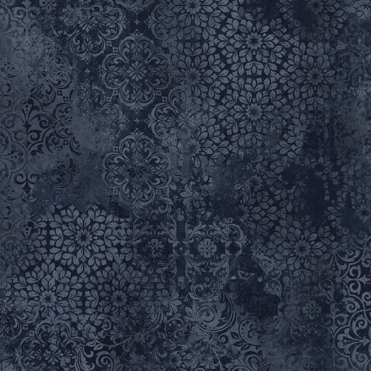 Barely Basics Stone Wash Quilting Cuddle Navy Fabric Per Yard