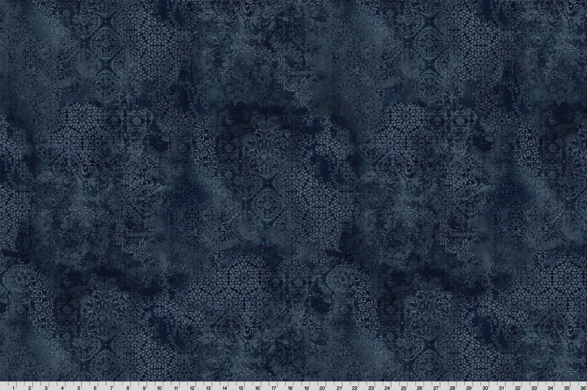 Barely Basics Stone Wash Quilting Cuddle Navy Fabric Per Yard