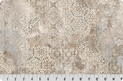 Barely Basics Stone Wash Quilting Cuddle Sand Fabric Per Yard