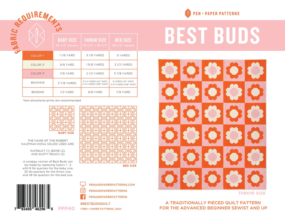Best Buds Quilt Pattern