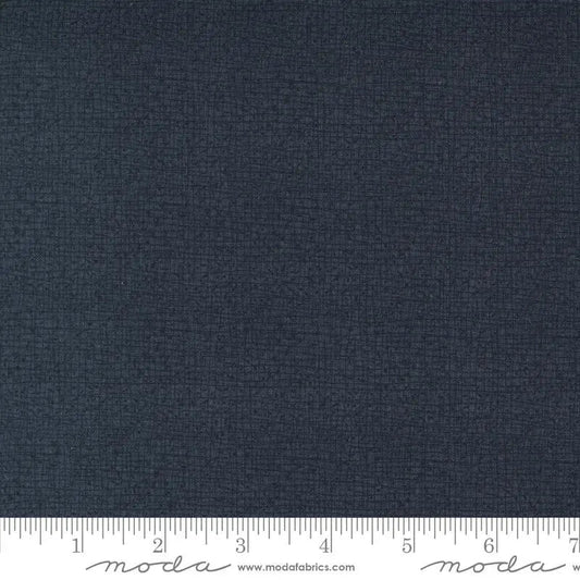Black Thatched Soft Black Cotton Wideback Fabric Per Yard
