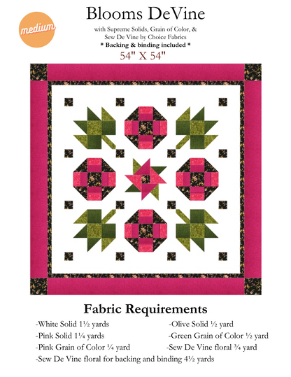 Blooms DeVine - Quilt Kit