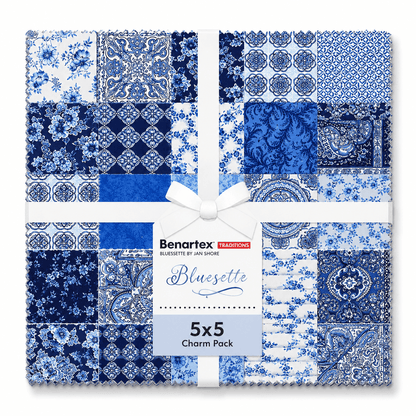Bluesette by Benartex - 5x5 Charm Pack (42 Cuts)