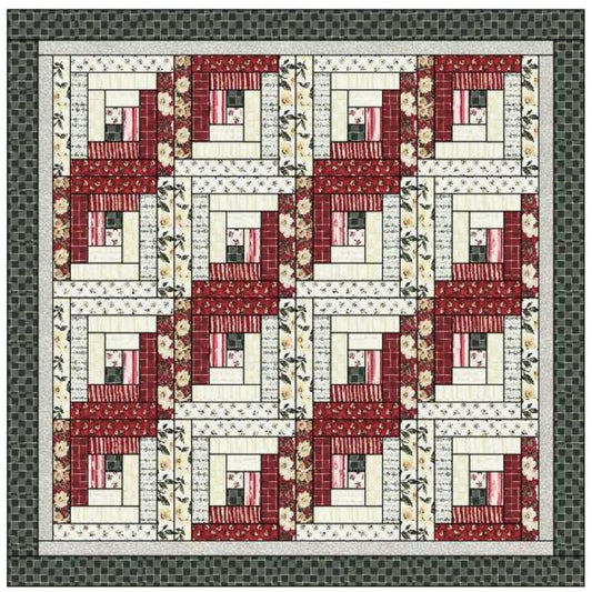 Bri's Log Cabin - Quilt Kit