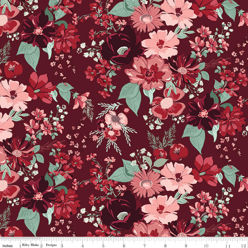 Love You Always - Main - Burgundy (3-Yard Pack)