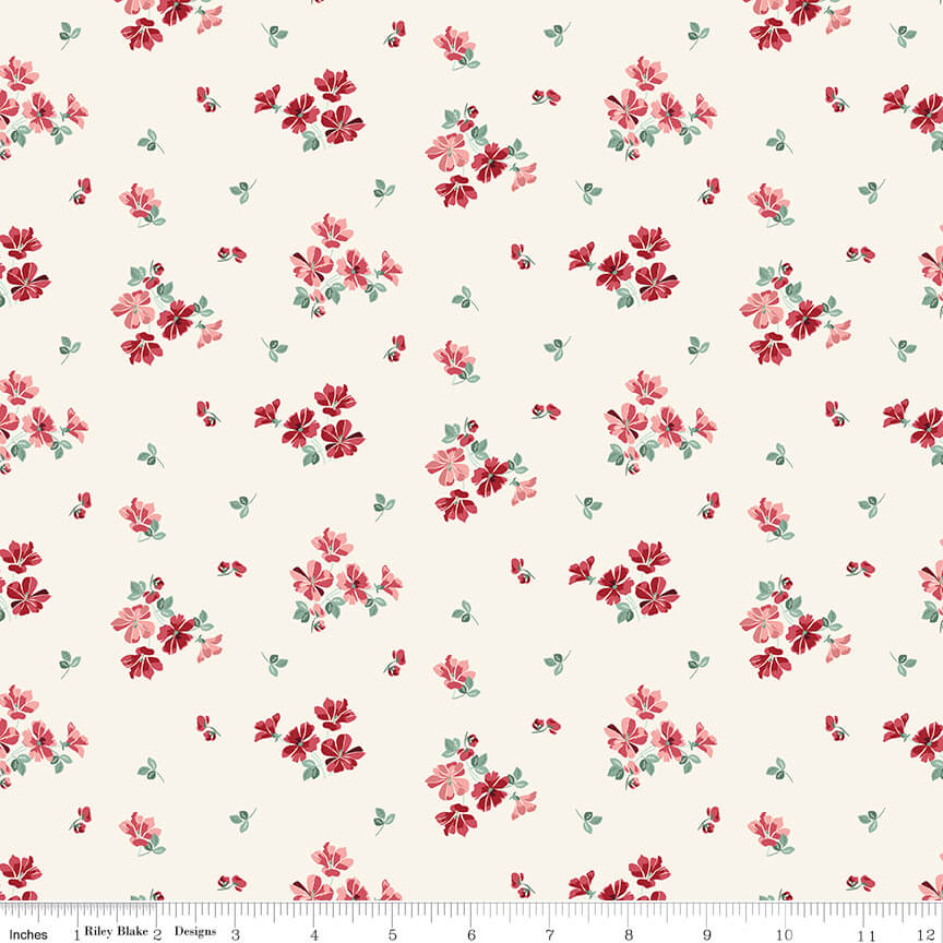 Love You Always - Flower Toss - Cream (3-Yard Pack)