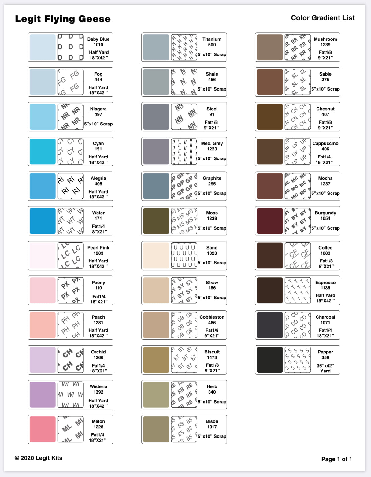 Flying Geese Pattern