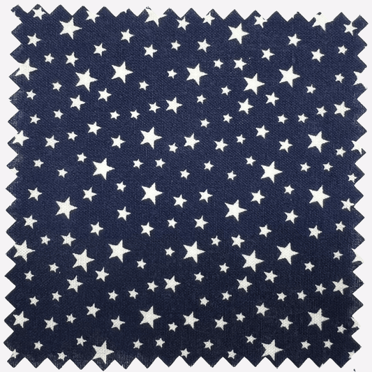 Patriotic Stars 108" Supreme Backings - White Stars on Navy