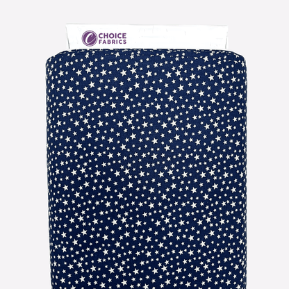 Patriotic Stars 108" Supreme Backings - White Stars on Navy (3-Yard Pack)