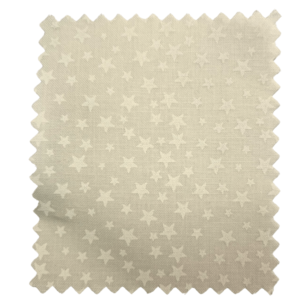 Tone on Tone 108" Supreme Backings - White on Cream - Stars