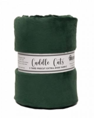Solid Cuddle Wideback Cut 3 yd x 108/110 in - Evergreen