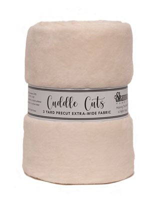 Solid Cuddle Wideback Cut 3 yd x 108/110 in - Ivory