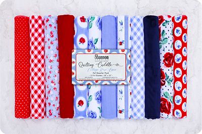 Quilting Cuddle Fat Quarter Bundle - Blue
