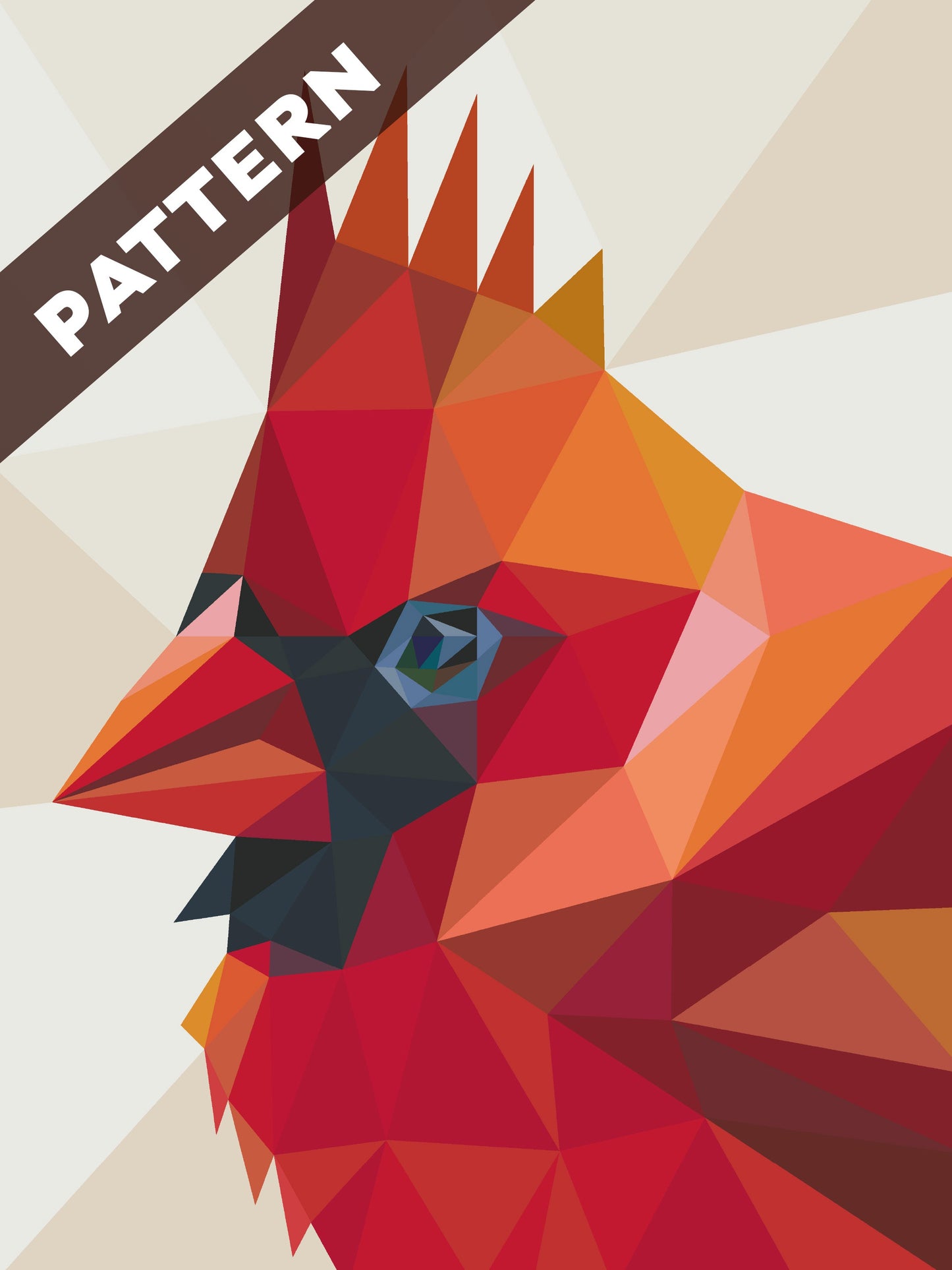 Cardinal Mini Pattern (CONFETTI)