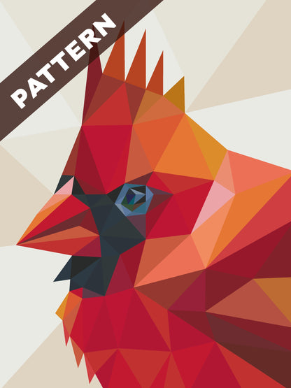 Cardinal Mini Pattern (CONFETTI)