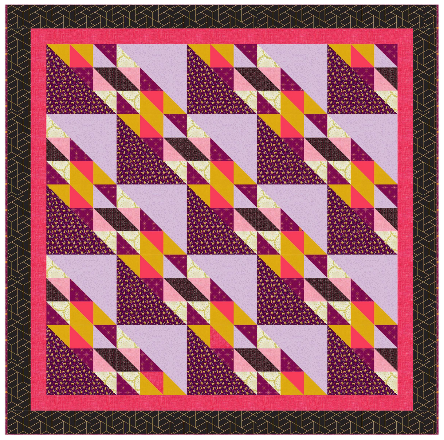 Cheeky Leopard - Quilt Kit