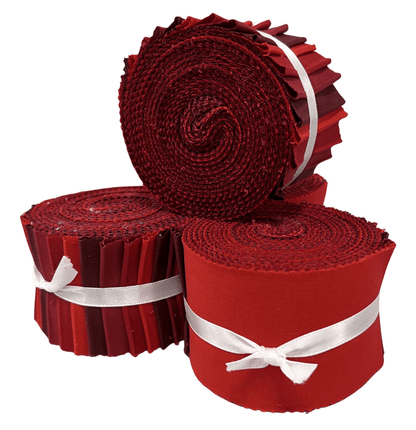 Supreme Solids - 2.5" Roll - Shades of Red (20 cuts)