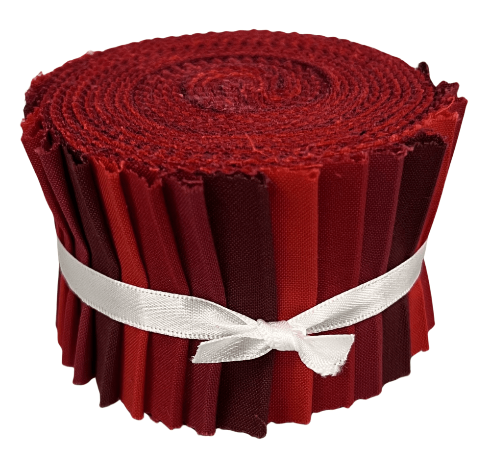 Supreme Solids - 2.5" Roll - Shades of Red (20 cuts)