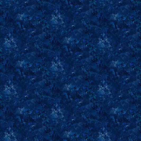Chroma Midnight Blue 9060-49 Cotton 44"/45" Fabric Per Yard