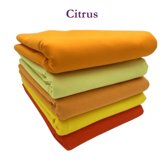Supreme Solids - One Yard Bundle - 5 pack (Citrus)