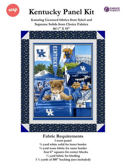 Kentucky Wildcats - Tailgate Panel - Quilt Kit