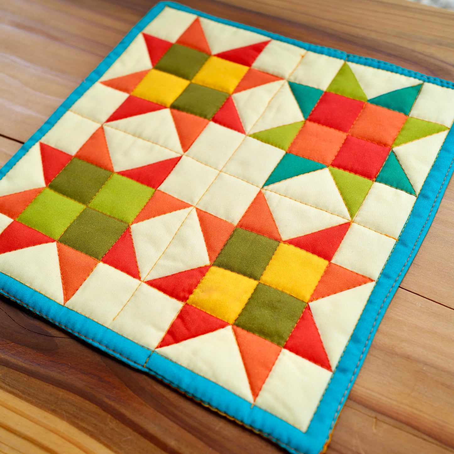 Mini Quilt Kits - Turquoise