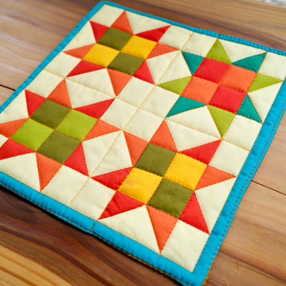 Mini Quilt Kits - Turquoise