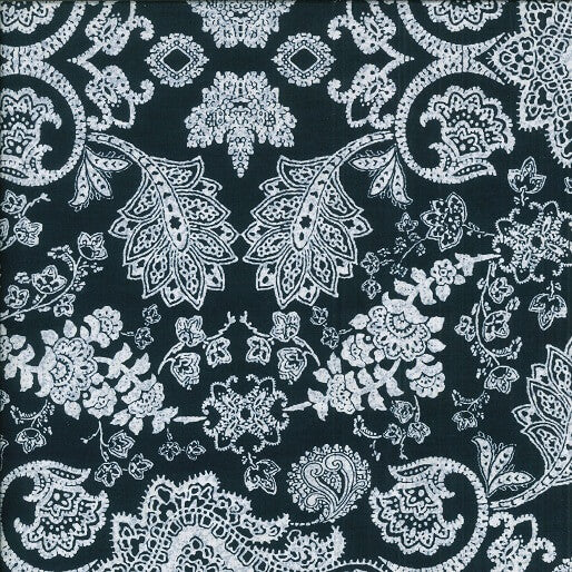 Every Day Prints - Floral - Navy (3-Yard Pack)